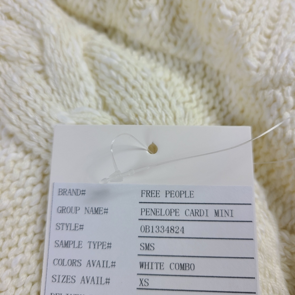 FREE PEOPLE Ivory Penelope Mini Sweater Dress - Picture 4 of 5